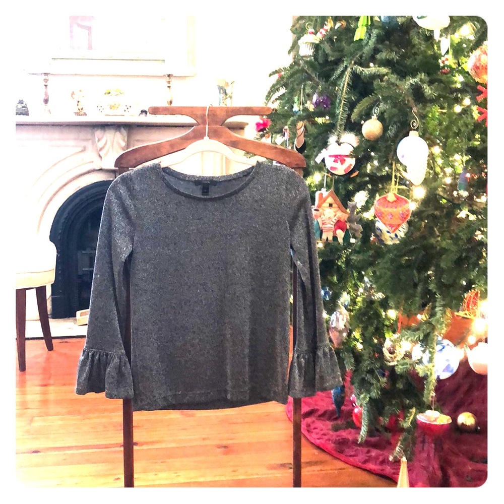 J. Crew silver top